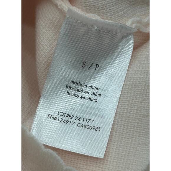 NWT Rachel Parcell Womens Pastel Mauve Sweater Knit Scallop Mini Skirt Size S - Picture 7 of 10